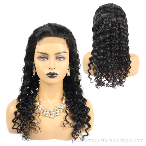 Wholesale Cheap Hair Wigs Human Lace Front Closure Body Wave Full Virgin Brazilian Cuticle Aligned Lace Closure Human Hair Wig